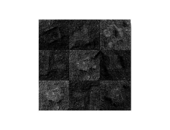 Pedra hitam bruta 20x20